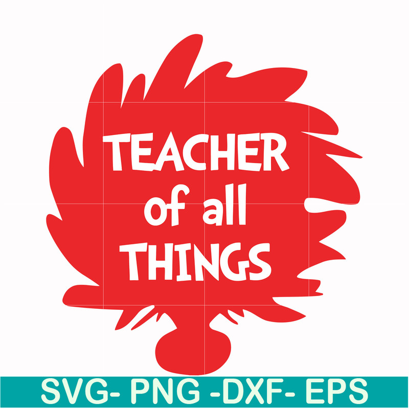 DR00059-Teacher of all things svg, png, dxf, eps file DR00059.jpg