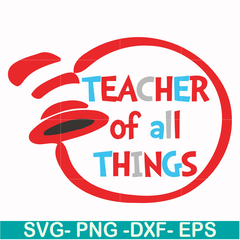 DR00060-Teacher of all things svg, png, dxf, eps file DR00060.jpg