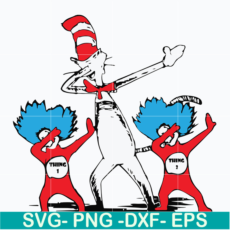 DR0601215-Dr seuss dabbing SVG, Dr seuss svg, png, dxf, eps digital file DR0601215.jpg