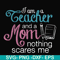 FN000162-I am a teacher and a mom nothing scares me svg, png, dxf, eps file FN000162.jpg
