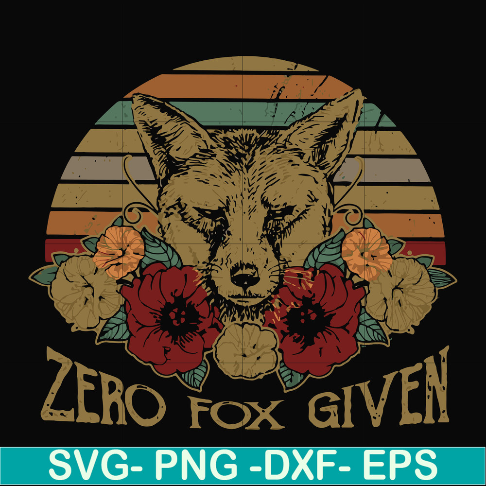 FN000349-Zero fox given svg, png, dxf, eps file FN000349.jpg