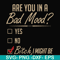 FN000468-Are you in a bad mood yes no Bitch I might be svg, png, dxf, eps file FN000468.jpg