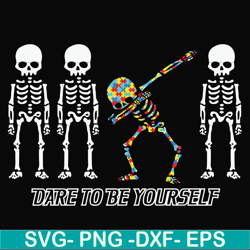 FN00057-Dare to be yourself svg, png, dxf, eps file FN00057.jpg