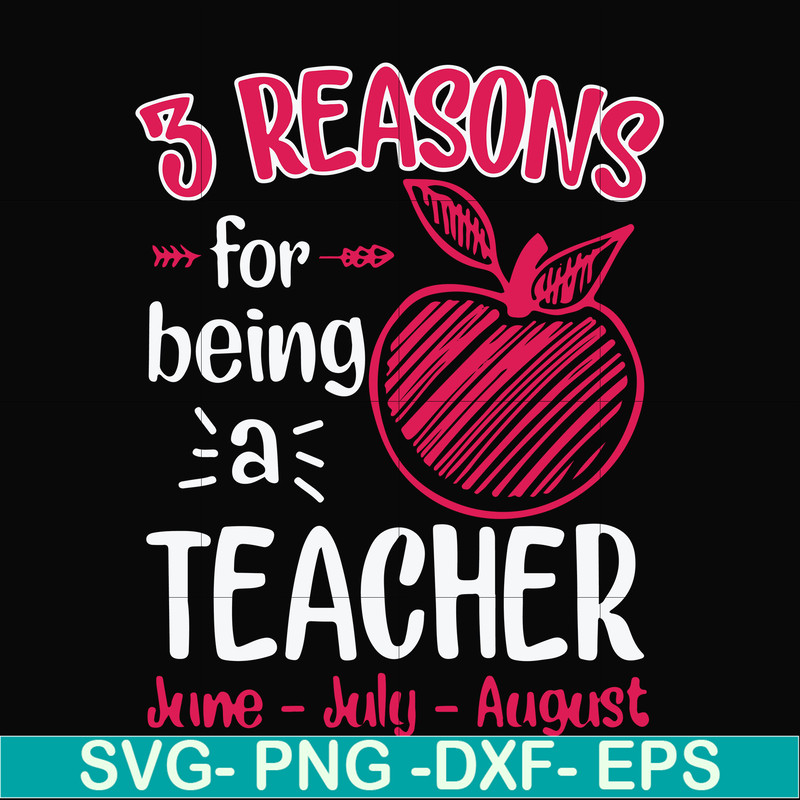 FN000630-3 reasons for being a teacher svg, png, dxf, eps file FN000630.jpg