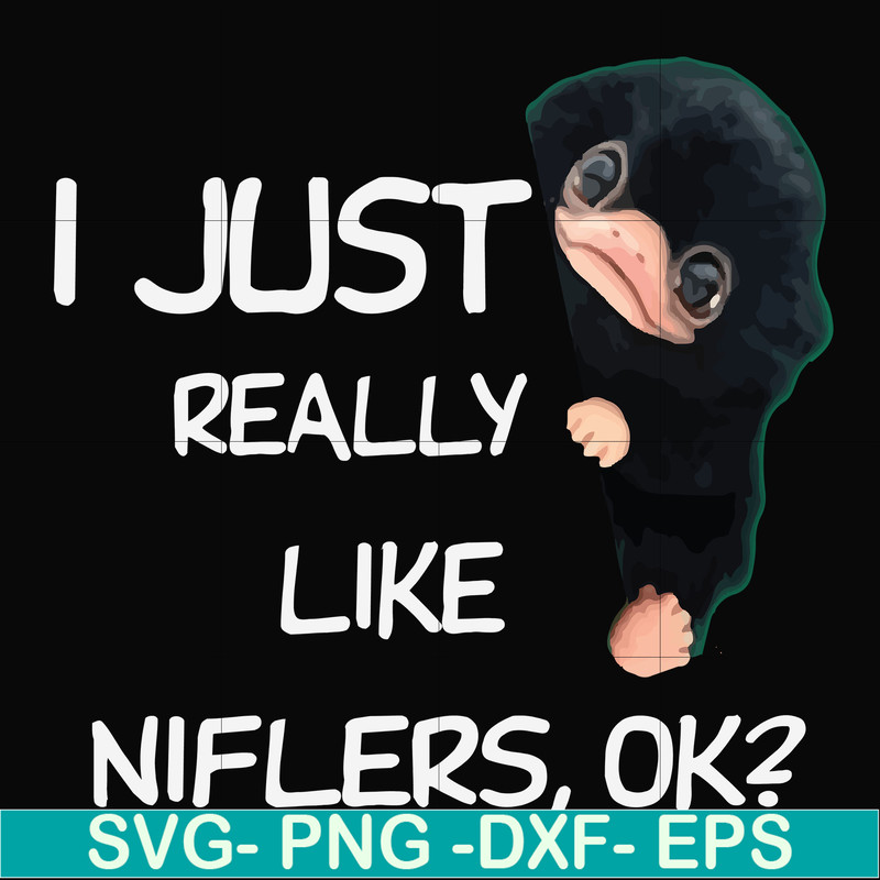 FN000793-I just really like niflers ok svg, png, dxf, eps file FN000793.jpg
