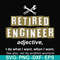 FN000891-Retired engineer I do what I want when I want svg, png, dxf, eps file FN000891.jpg