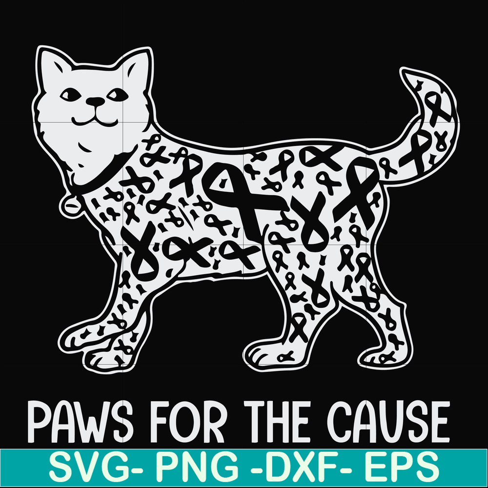 FN000963-Paws for the cause svg, png, dxf, eps file FN000963.jpg