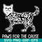 FN000963-Paws for the cause svg, png, dxf, eps file FN000963.jpg