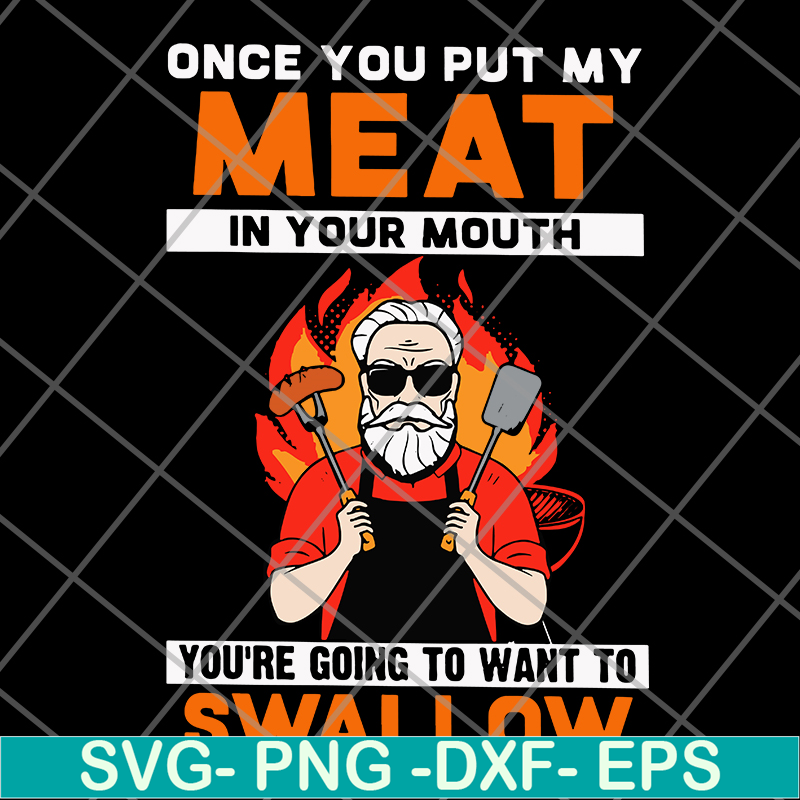 FN11062106- Old Man BBQ Funny svg, png, dxf, eps digital file FN11062106.jpg