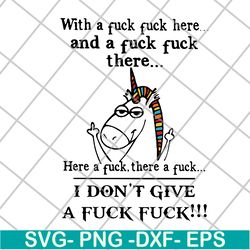 unicorn with a fuck fuck and the fuck fuck here a fuck svg, png, dxf, eps digital file fn14062122