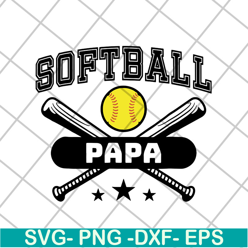FTD06052135-softball papa svg, png, dxf, eps digital file FTD06052135.jpg