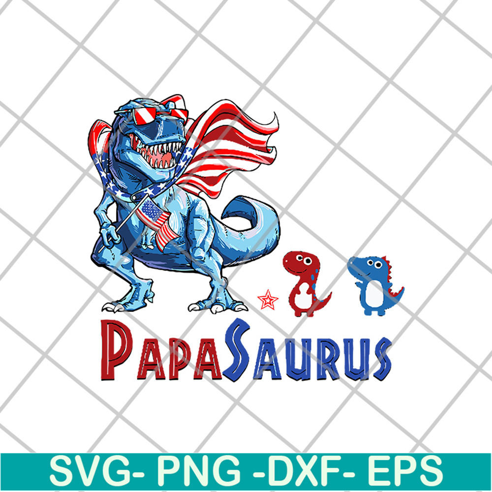 FTD24052101-Papa Saurus With Grandkids svg, png, dxf, eps digital file FTD24052101.jpg