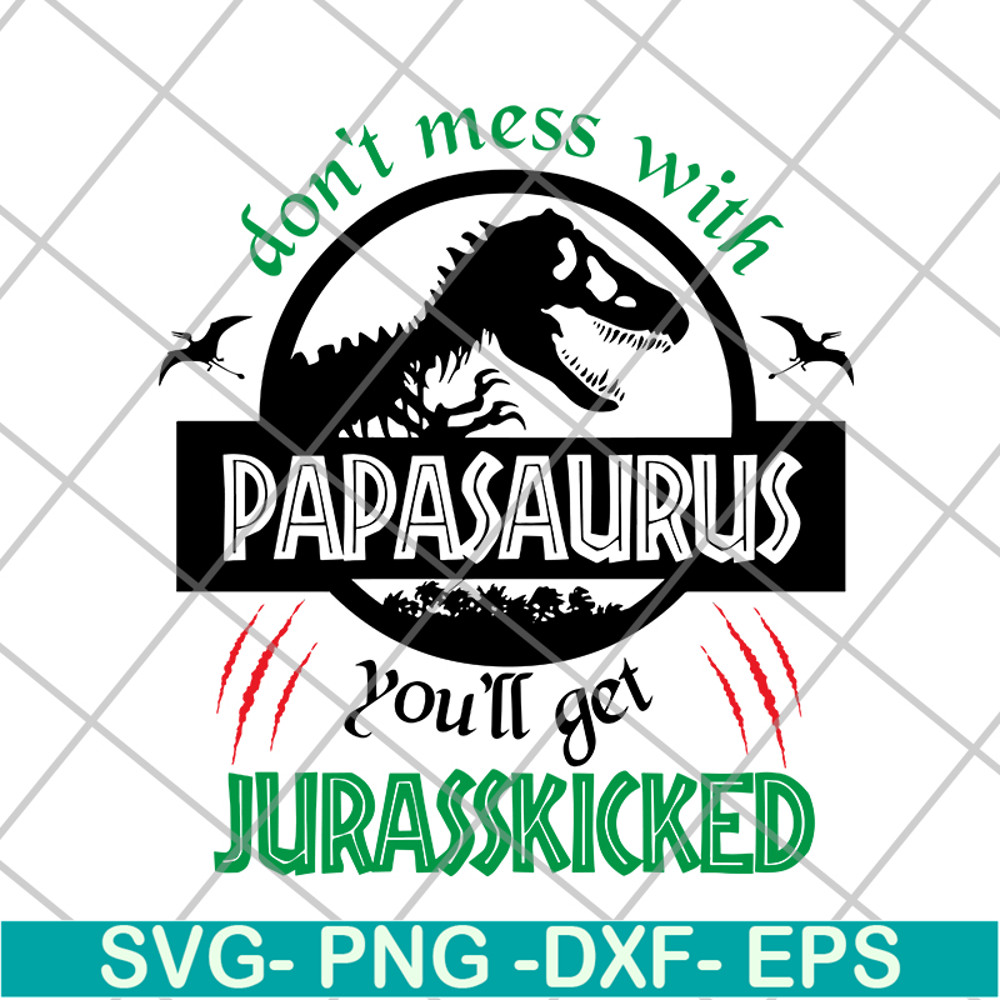 FTD24052103-Papa Saurus svg, png, dxf, eps digital file FTD24052103.jpg