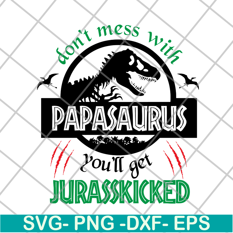 FTD24052103-Papa Saurus svg, png, dxf, eps digital file FTD24052103.jpg