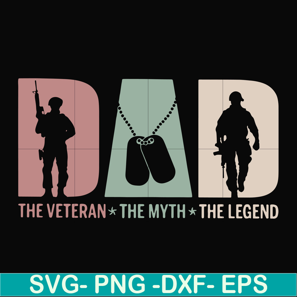 FTD28-The veteran the myth the legend svg, png, dxf, eps, digital file FTD28.jpg