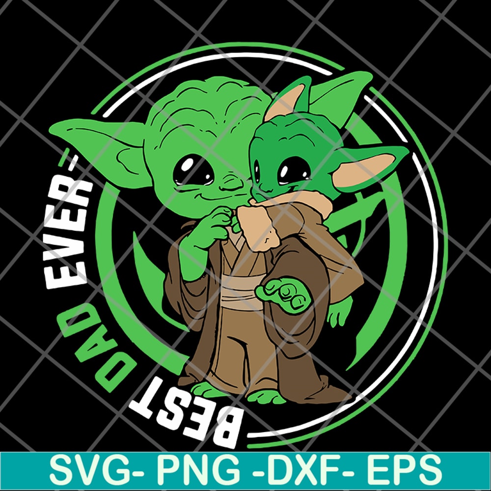 FTD29052143-Yoda and baby yoda best dad ever svg, png, dxf, eps digital file FTD29052143.jpg