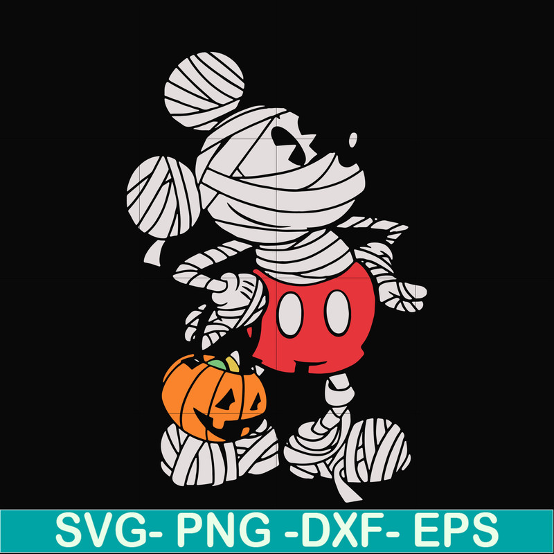 HLW0131-Mickey mouse halloween mummy svg, png, dxf, eps digital file HLW0131.jpg
