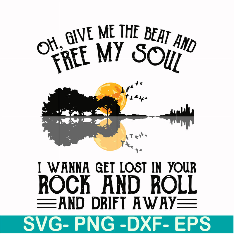HLW0166-Give me the beat and free my soul svg, png, dxf, eps digital file HLW0166.jpg