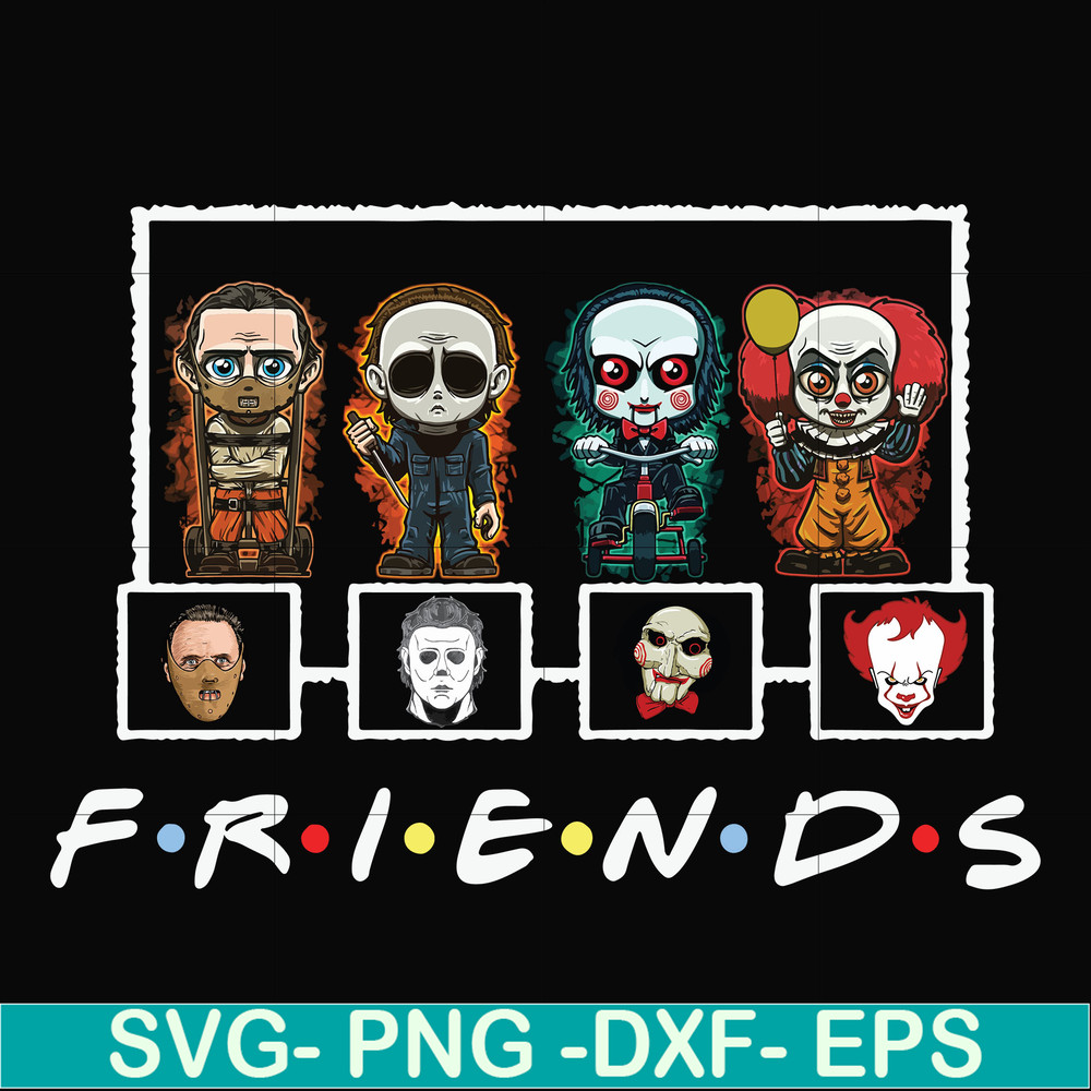 HLW2307203-Scary Friends Horror svg, Halloween svg, png, dxf, eps digital file HLW2307203.jpg