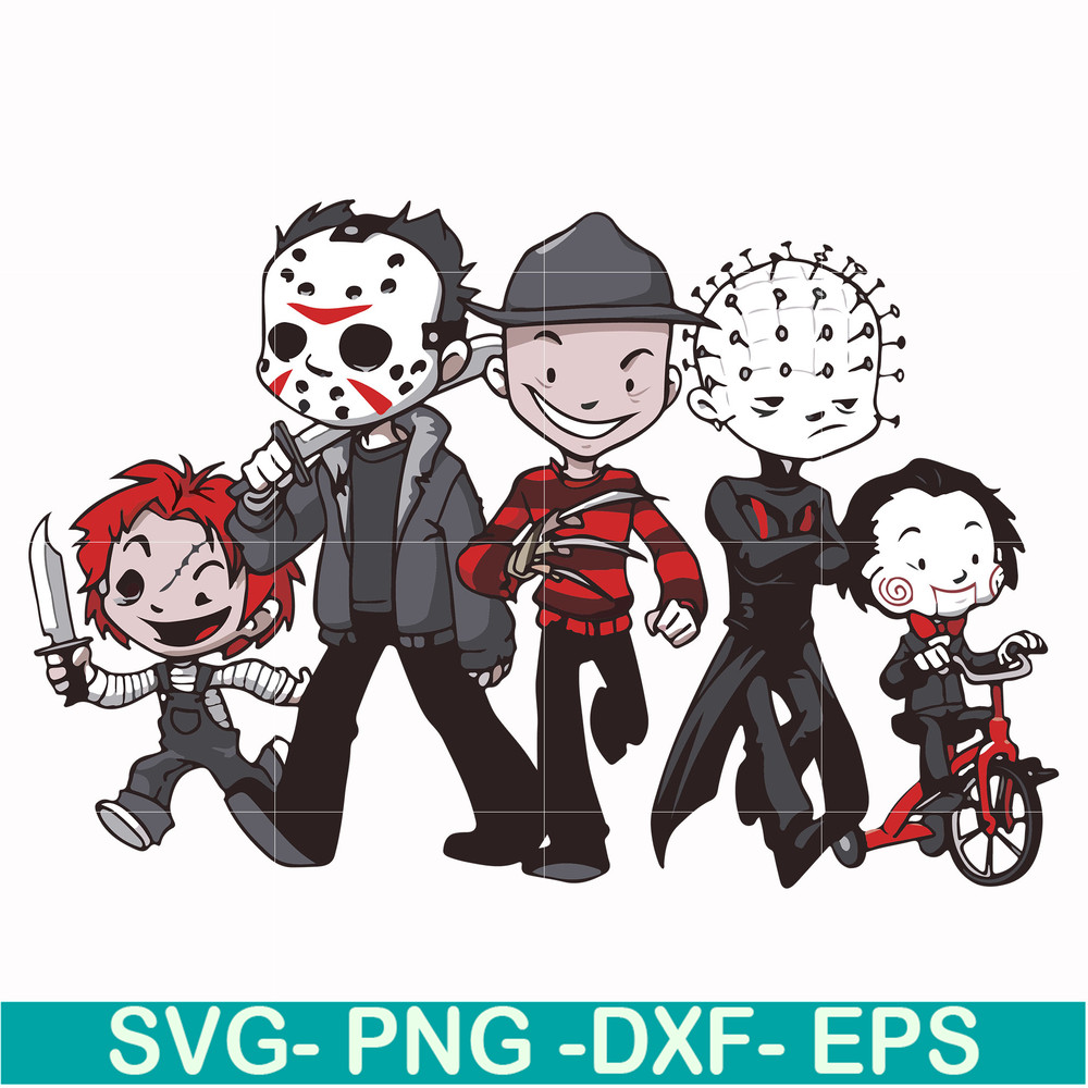 HLW2307205-Scary Friends Horror svg, Halloween svg, png, dxf, eps digital file HLW2307205.jpg