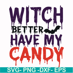 witch better have my candy svg, halloween svg, png, dxf, eps digital file hlw24072013
