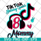 MTD04042135-Tik tok birthday queen's mommy svg, Mother's day svg, eps, png, dxf digital file MTD04042135.jpg