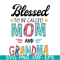 MTD05042125-Blesed to be called mom and grandma svg, Mother's day svg, eps, png, dxf digital file MTD05042125.jpg