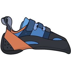 Climbing Shoe Illustration