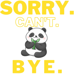 Sorry cant panda
