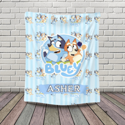 pup 2 personalized velveteen blanket