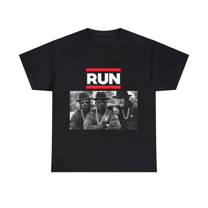 Run Funny Horror Movie Shirt, Jason Freddy and Micheal1.png