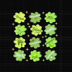 physical therapy shamrock funny st patrick's day png