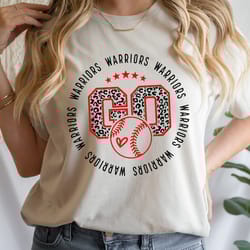 go warriors baseball svg png, warriors svg,leopard go warriors,warriors mascot svg,warriors shirt svg,warriors baseball