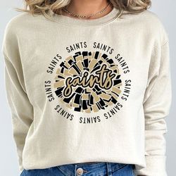 saints svg, saints pom pom svg,saints cheer svg,saints cheerleader svg,saints mascot svg,saints mom svg,saints pride svg