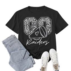 leopard go raiders svg,raiders cheer svg,raiders shirt svg,raiders mascot,school team svg,school spirit,cheer little mom