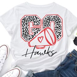 leopard go hawks svg,go hawks svg,hawks mascot svg,cheer little mom,team mascot,school team svg,school spirit,cricut svg