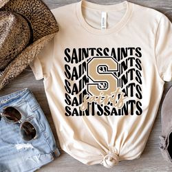 saints svg png, stacked saints svg,saints shirt svg,saints cheer svg,school spirit svg,saints mascot svg,saints pride sv