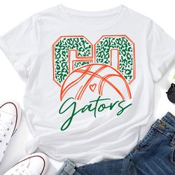go gators basketball svg,leopard go gators svg,basketball mom,gators mascot,school spirit,gators cheer,gators shirt svg,