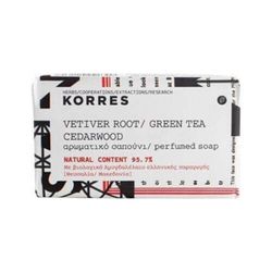 Korres Vetiver Root, Green Tea And Cedarwood Soap 125g