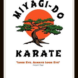 miyagi do karate premium matte vertical poster