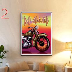 def leppard stadium tour 2022 band poster