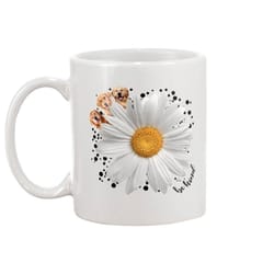 golden retriever be kind mug white 11oz