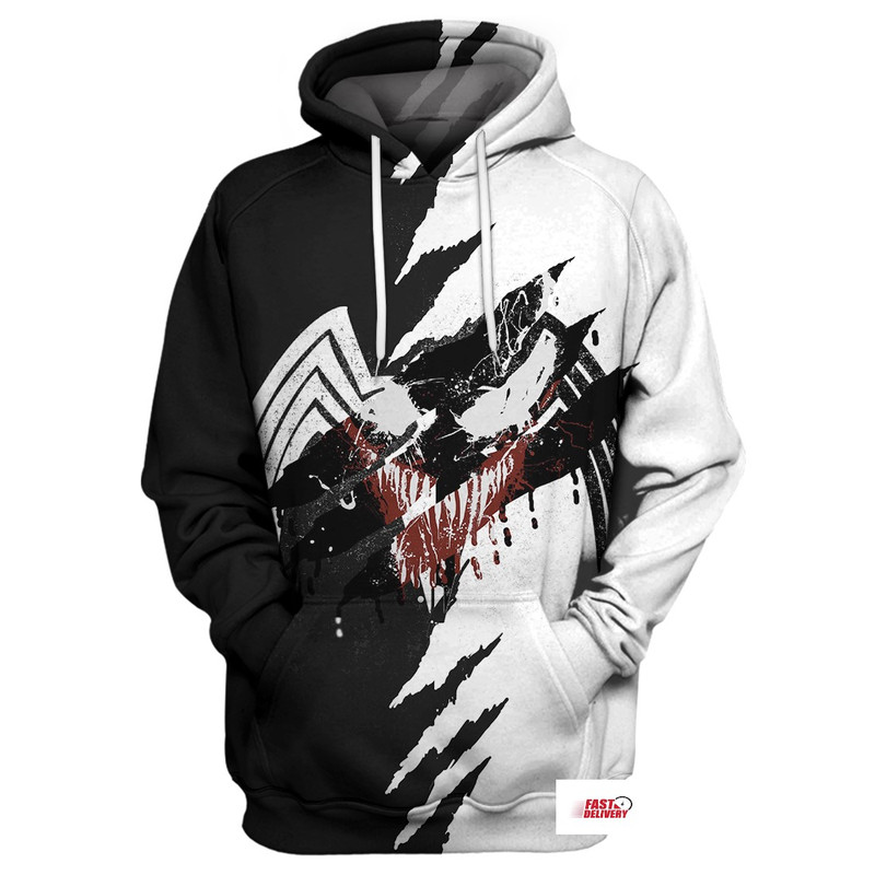 Venom Black & White T-shirt MV Venom Hoodie.jpeg