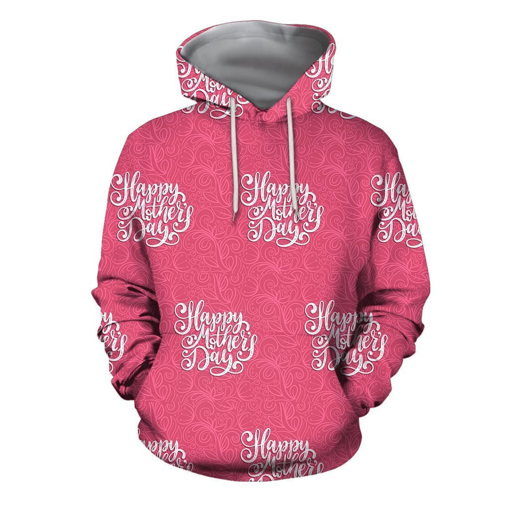 Pink Happy Mother'S Day Hoodie 3D All Over Printed.jpeg