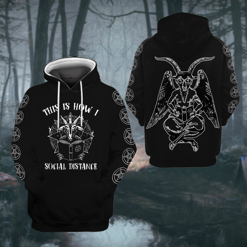 This is how I social distance Satan Hoodie HN.jpeg