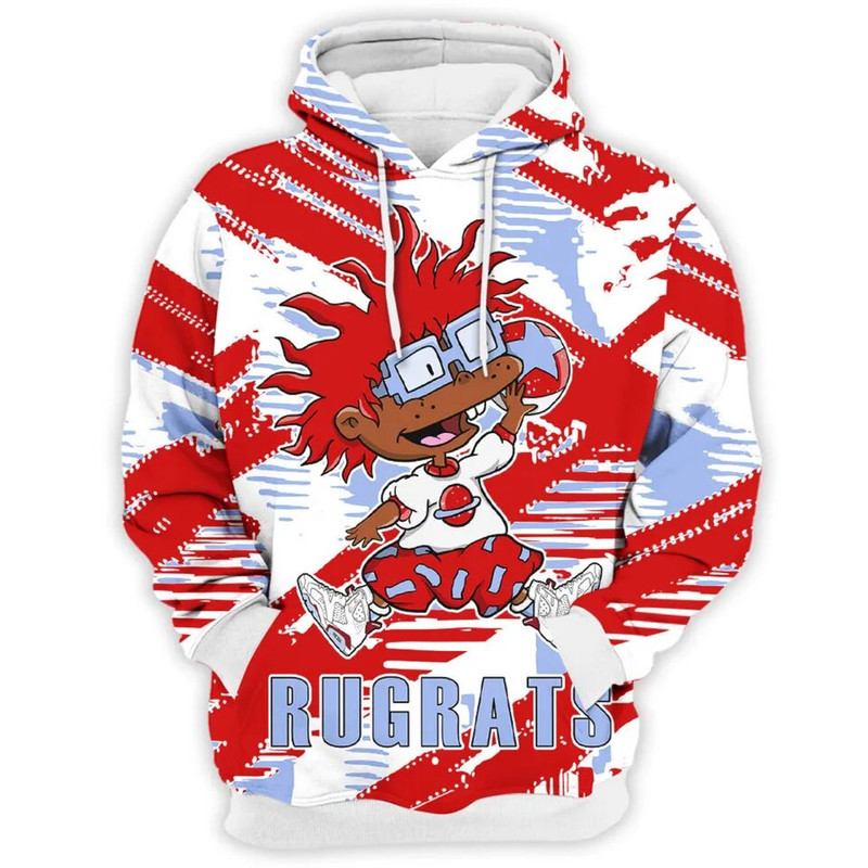 Chuckie Jump - Red Oreo 6s Matching 3D Hoodieb.jpg