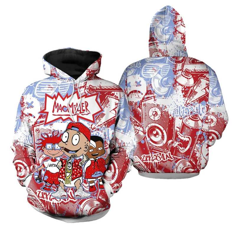 Red Oreo - Mac Tommy Miller - Red Oreo 6s Matching 3D Hoodie.jpg
