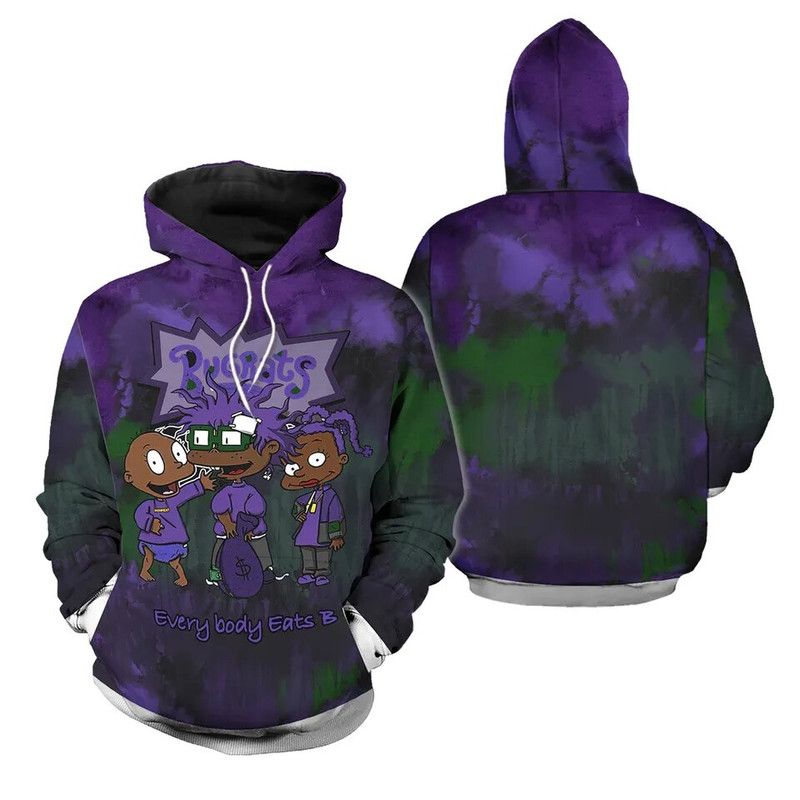 Retro Court Purple 13s Matching 3D Hoodie.jpg