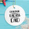 Dad Christmas Ornaments Original Badass Dad Fathers Day Gift For Dad 0