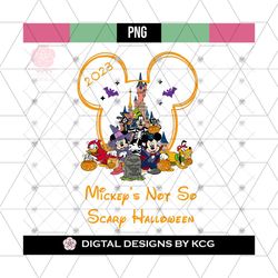 not so scary halloween png, mouse and friends, trick or treat, spooky vibes